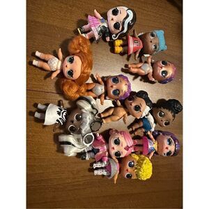 LOL Surprise BTW Dolls lot of 11 minis